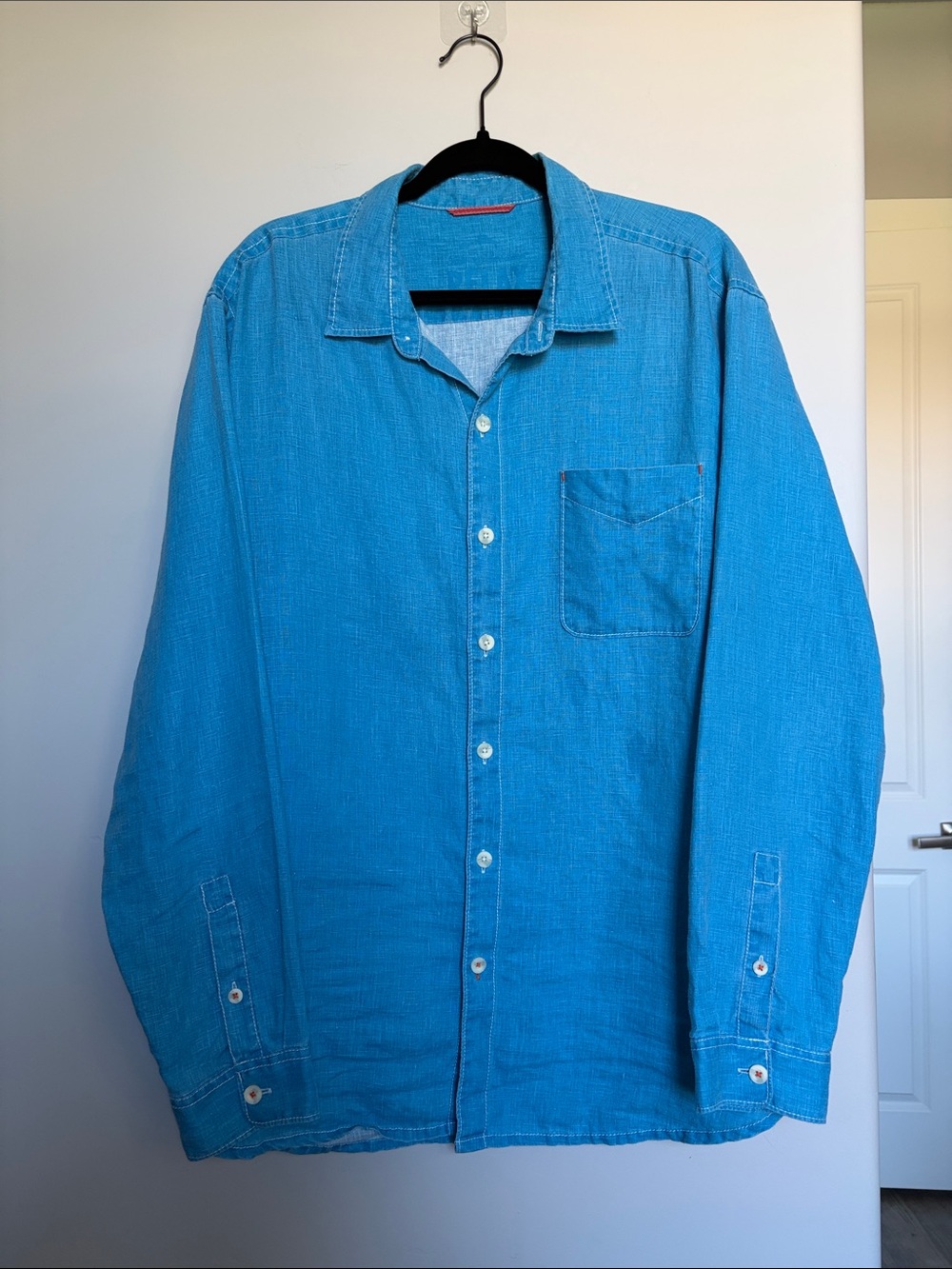 Tommy Bahama Relax Linen  Mens Long Sleeve  Button Up size XL
